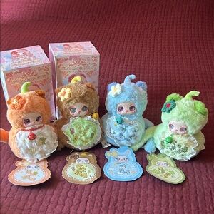 Ulu Fairy Plush Toy Set - Orange, Brown, Blue, Green! Birthday gifts! Bundle!